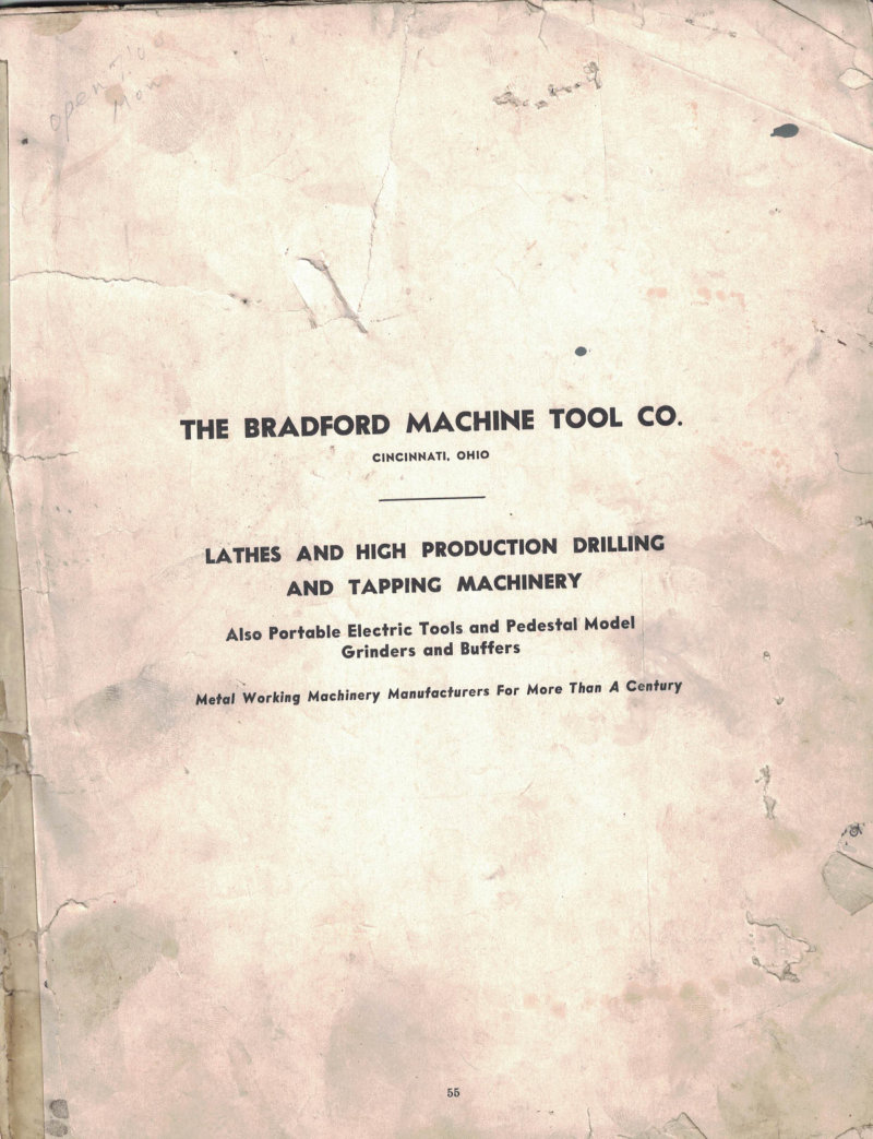 Bradford Metalmaster 12x6 Service Manual