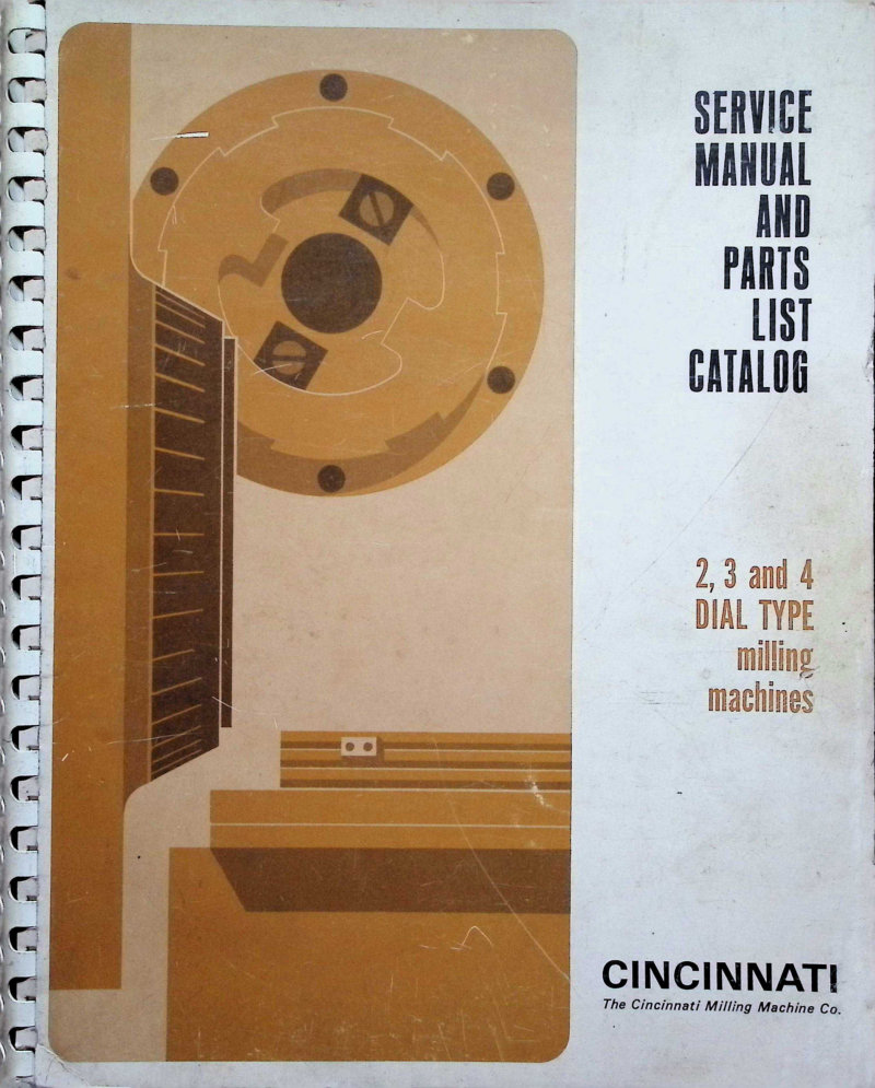 2-3-4 Dial Type Milling Machines Service Manual