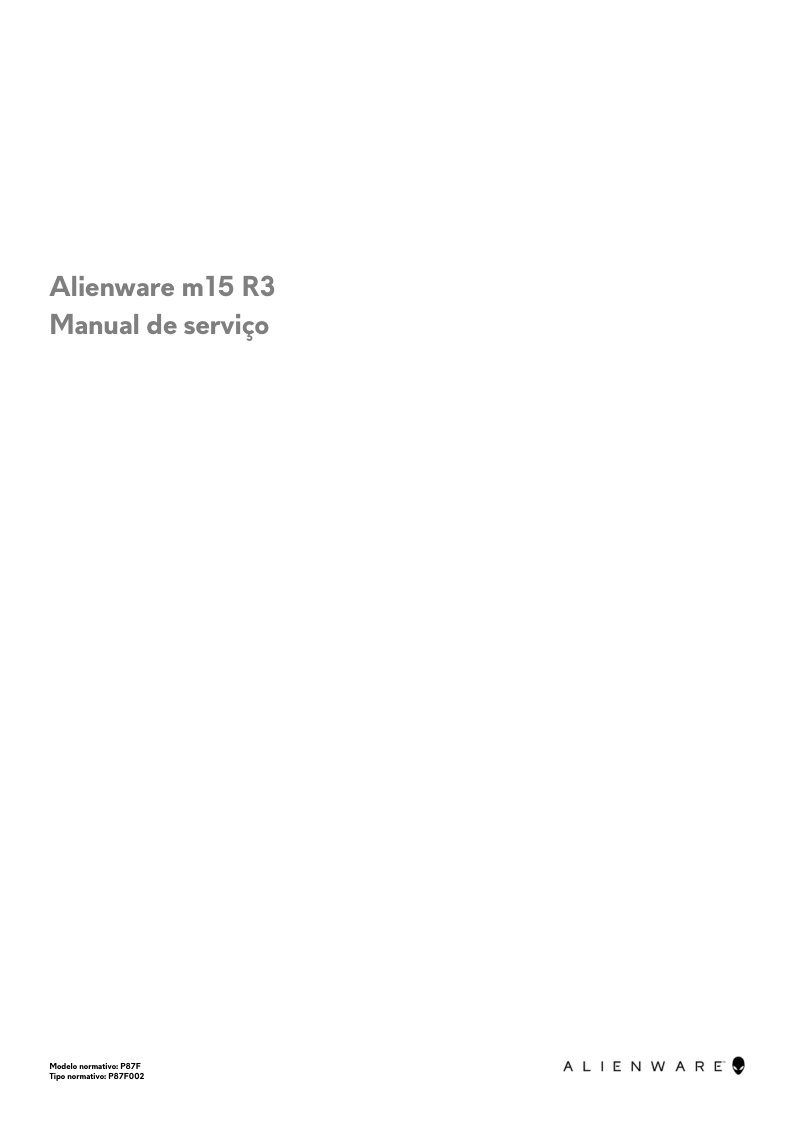 Alienware m15 R3 Service Manual