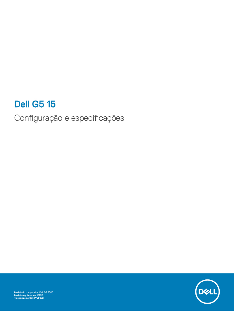Dell G5 15 5587 Configuration and Specifications