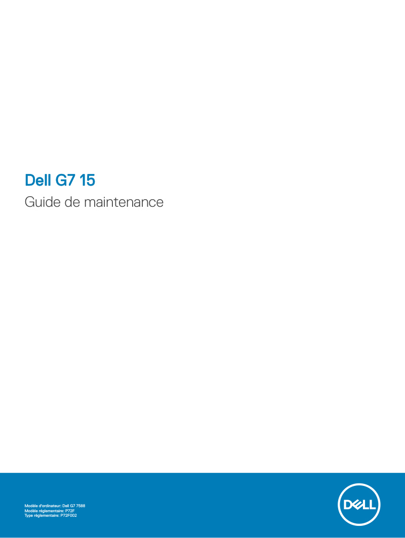 Dell G7 15 Maintenance Guide
