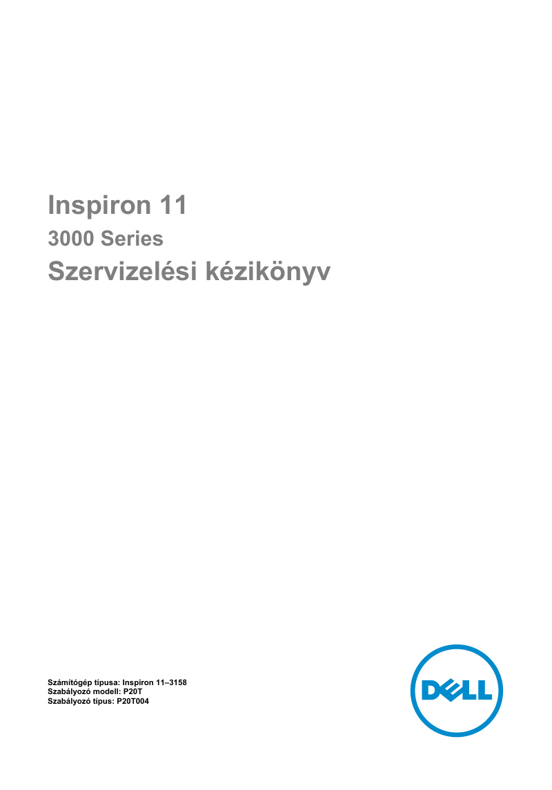 Inspiron 11 3000 Series Service Manual
