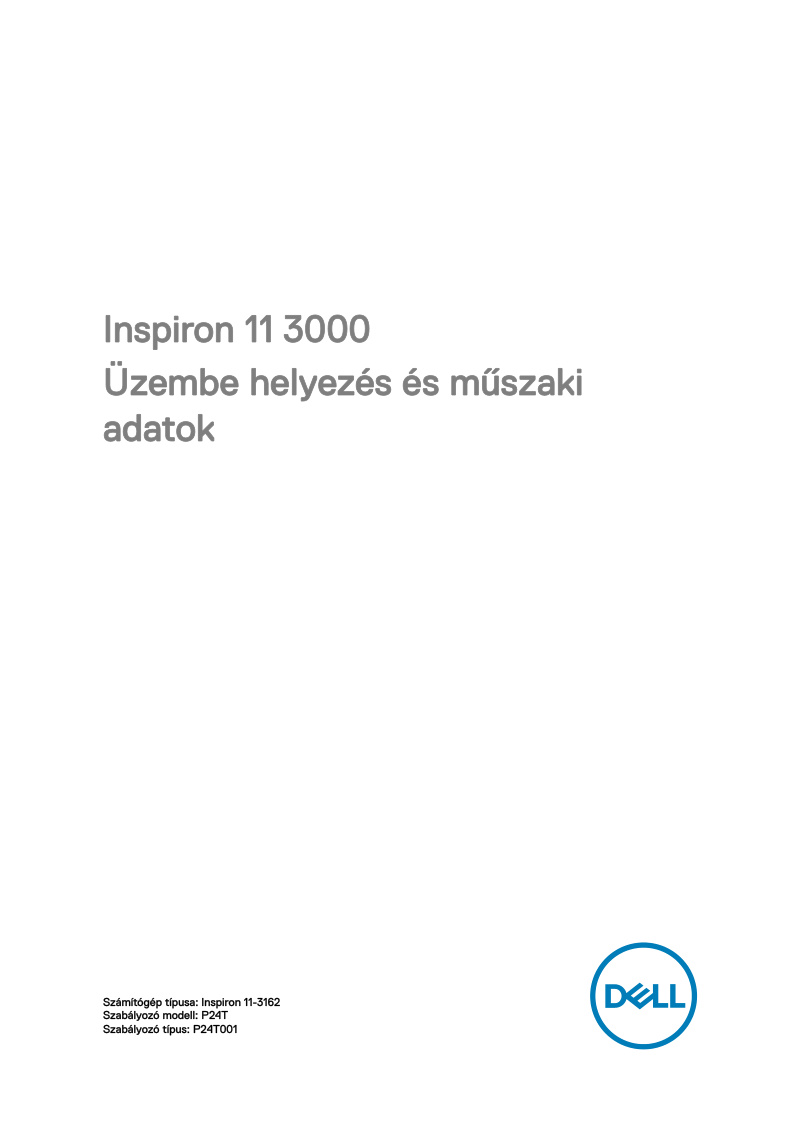 Inspiron 11 3162 Setup and Technical Specifications