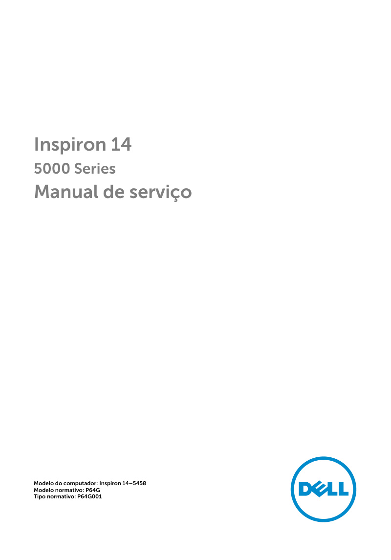 Dell Inspiron 14 5458 Service Manual