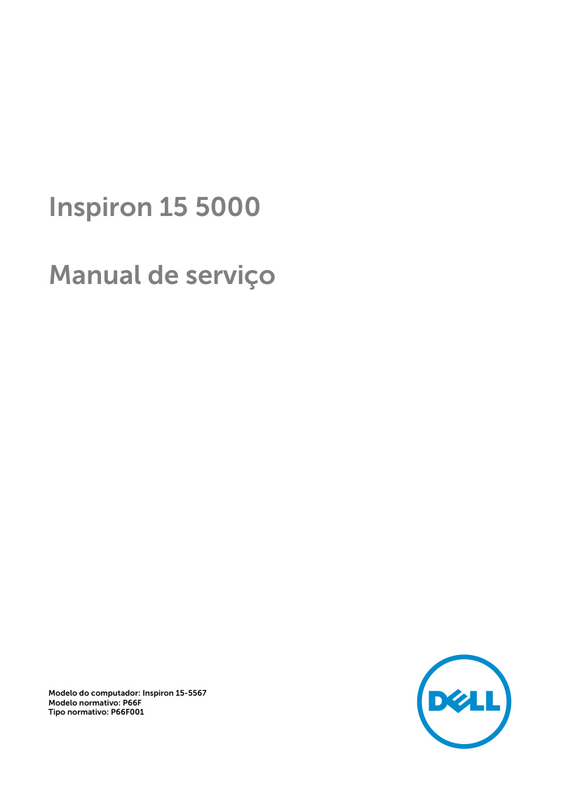 Dell Inspiron 15 5000 (15-5567) Service Manual