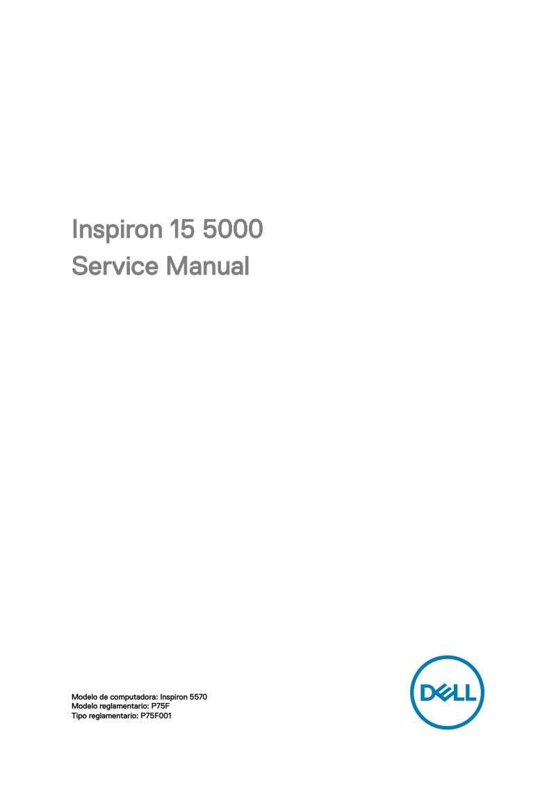 Dell Inspiron 15 5570 Service Manual
