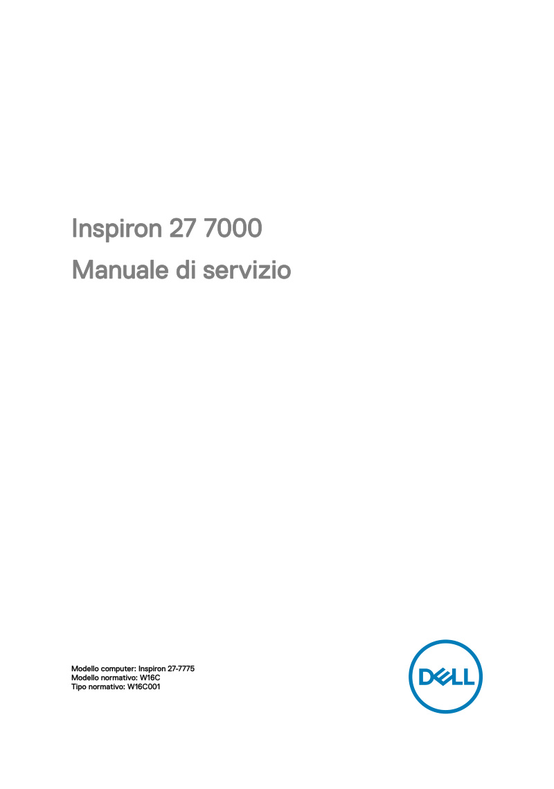 Inspiron 27 7000 Service Manual