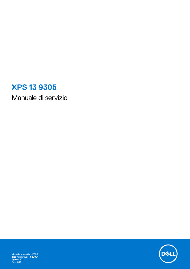 XPS 13 9305 Service Manual