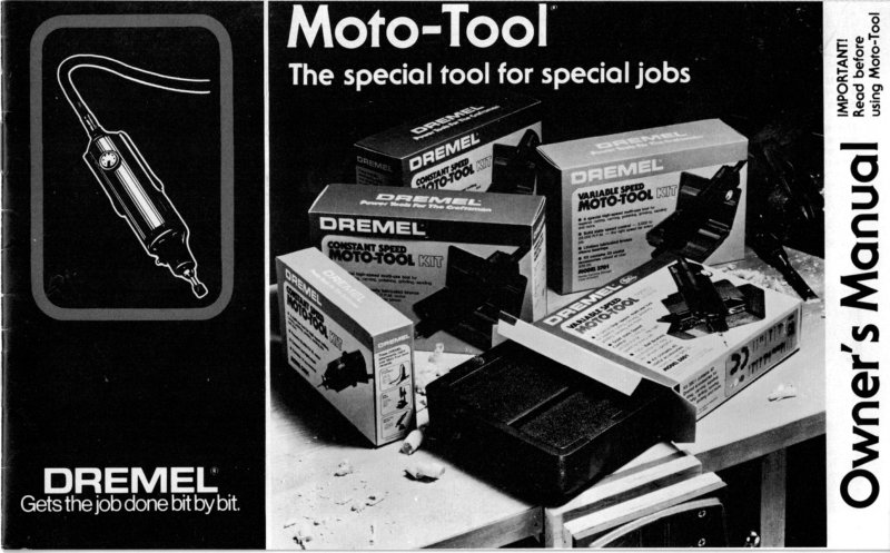 Moto-Tool Owner's Manual