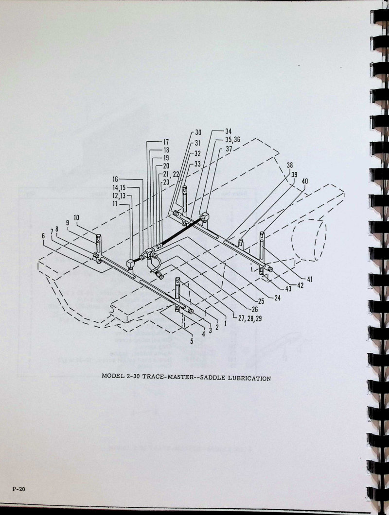 Model 2-30 Trace-Master Parts List