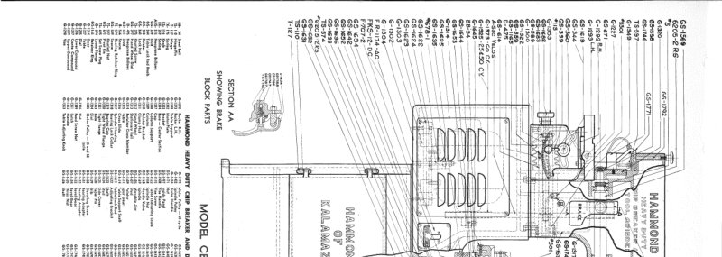 Hammond CB-76 Chip Breaker Parts List