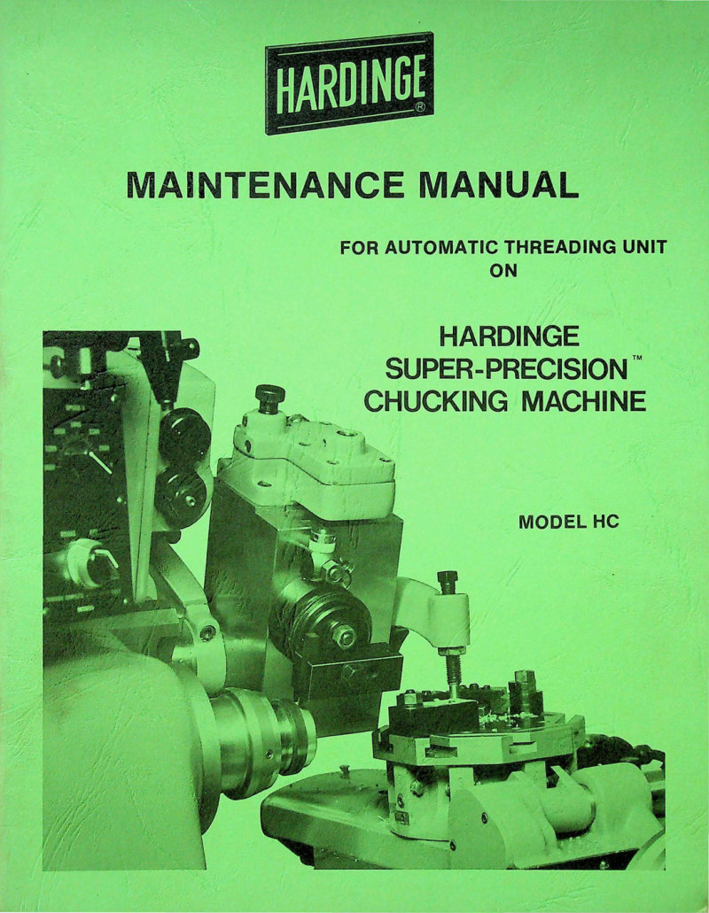 HC Threading Unit Maintenance Manual