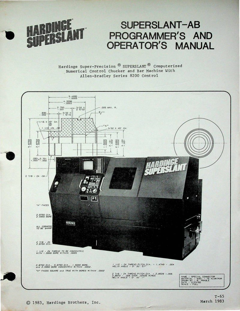 Superslant-AB Programmer's and Operator's Manual