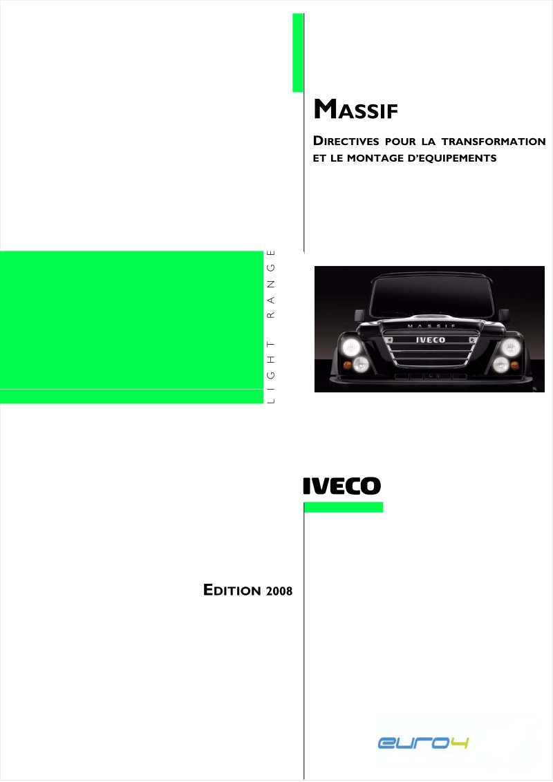 MASSIF Directives for Transformation and Equipment Assembly