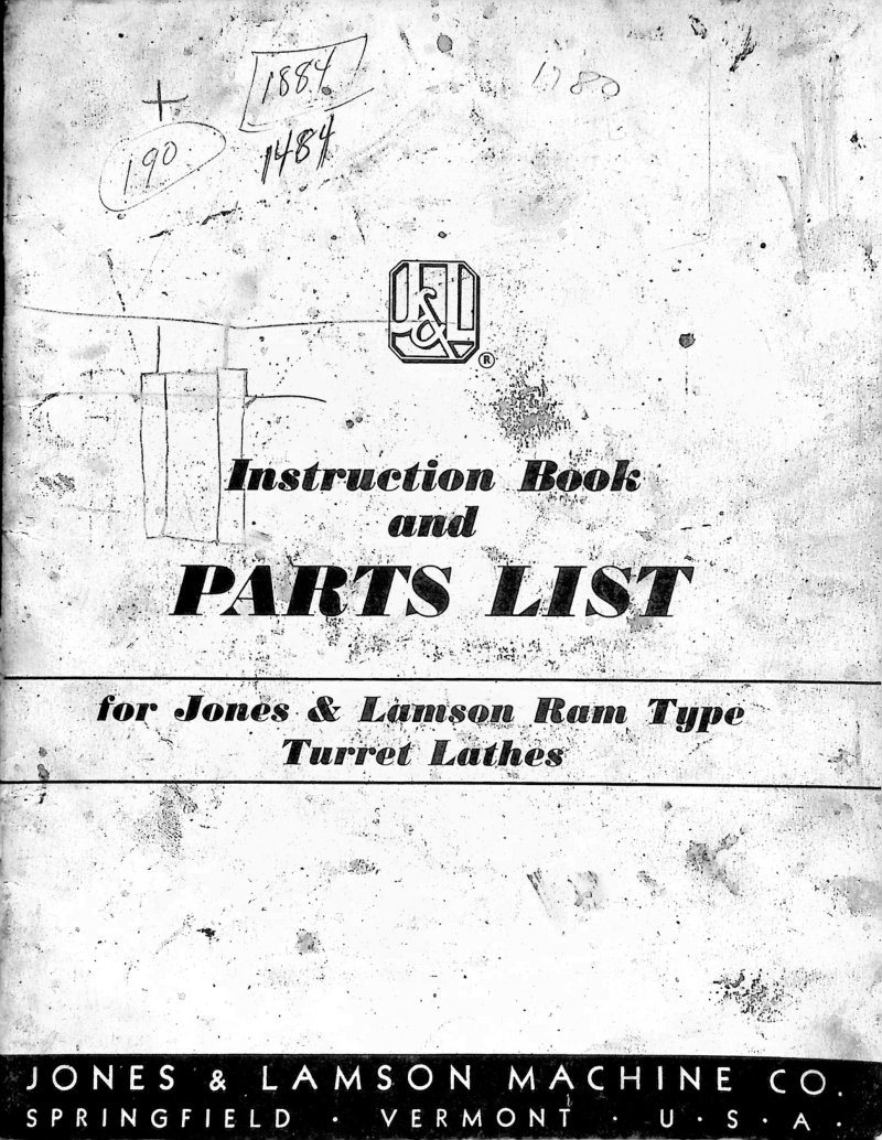 Ram Type Turret Lathe Instruction Manual